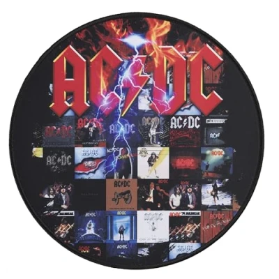 Imagen de Subsonic, AC/DC, alfombrilla de ratón para juegos, Regalo escritorio ACDC con licencia oficial, 30 cm