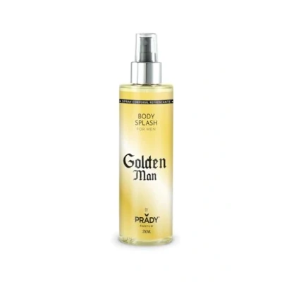 Imagen de Prady Body Splash Golden Man Masculino 250ml Frescura y Elegancia