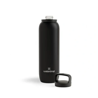 Imagen de waterdrop® Botella Agua Acero Inoxidable 1L, Termo Doble Pared: 24h Frio 12h Caliente, 100% Hermética, Segura Sin BPA: Para Niños. Térmica Gimnasio, Water Bottle, Thermo, Cantimplora