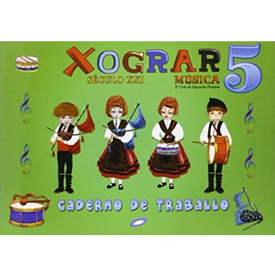 Imagen de Caderno Musica 5º Primaria Xograr Seculo Xxi Ed 2013 Galicia