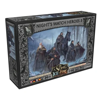 Imagen de CMON A Song of Ice &amp; Fire Night and Canción de Hielo y Fuego Night&#039;s Watch Heroes 3 Juego Miniaturas, Color, 4. Die nachtwache erweiterung (Edge Entertainment CMND0219)
