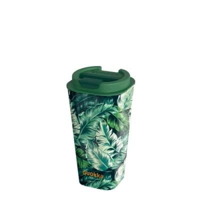 Imagen de Quokka Vaso Cafe Doble Pared PP Flux Jungle 450 ML
