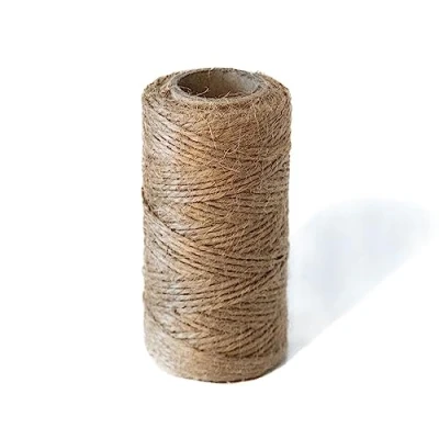 Imagen de Chinchilla® Cordel de Yute Aprox. 2,0 mm Ø Color Natural 50 m bobinas Yute, para Atar, Decorativo, Manualidades, Embalaje