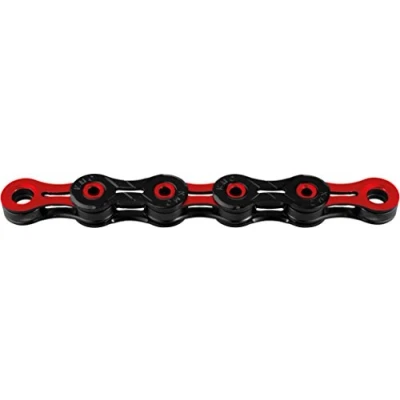 Imagen de KMC Chain Cat. X10 DLC BLK/Red 116L Cadena, Unisex, Negro/Negro, 116 Link
