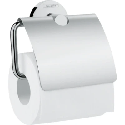 Imagen de Hansgrohe 41723000 Grifería, Cromo, Portarrollos con Tapa