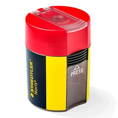 Imagen de STAEDTLER 511 004 ST Noris Sacapuntas con tapa, Amarillo