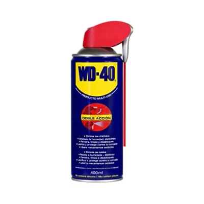 Imagen de WD 40 Producto Multi Uso Spray 400ml Lubrica, Afloja, Protege del óxido, Dieléctrico, Limpia metales y plásticos Desplaza la humedad