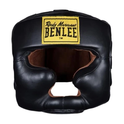 Imagen de BenLee Rocky Marciano Headguard Casco Protector para Boxeo, Color Negro (Black) L/XL