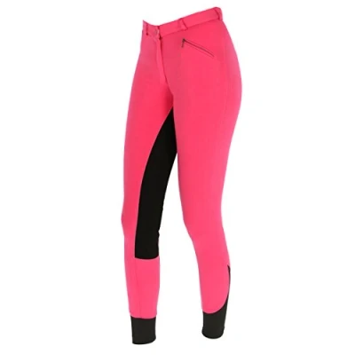Imagen de Covalliero Pantalones de equitación Economic, con Ribete Completo, Color Rosa Oscuro, 134
