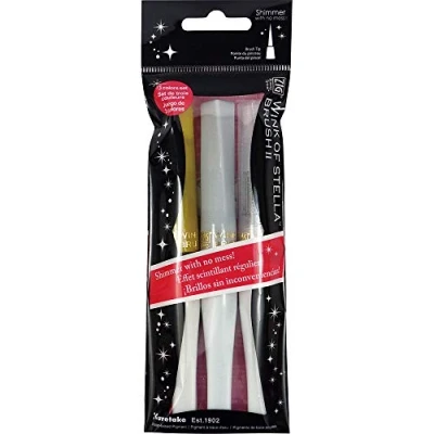 Imagen de Kuretake ZIG Memory System Wink of Stella Brush, Brillo navideño, 3 unidades,