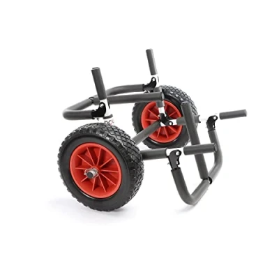 Imagen de Toboli Carro de Transporte Plegable Doble para 2 Sup Tablas Surf hasta 45 kg con Ruedas Poliuretano