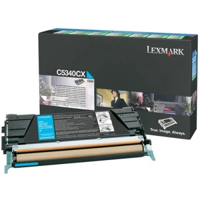 Imagen de C534dn Lexmark C5340CX toner cian