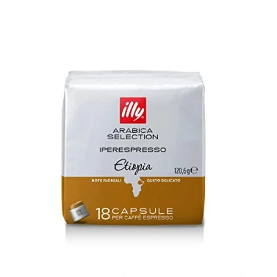 Imagen de Illy 6 paquetes de 18 cápsulas café Monoarabica Etiopía