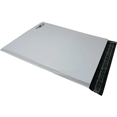 Imagen de 100 sobre de plástico expédition350 x 450 mm + 40 solapa ripstop blanco opaco