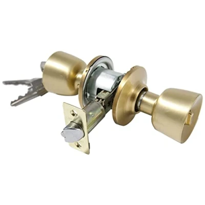 Imagen de Tesa Assa Abloy 3500U0LM Juego De Pomos TULIPA Para Puertas Latón Mate Función 00