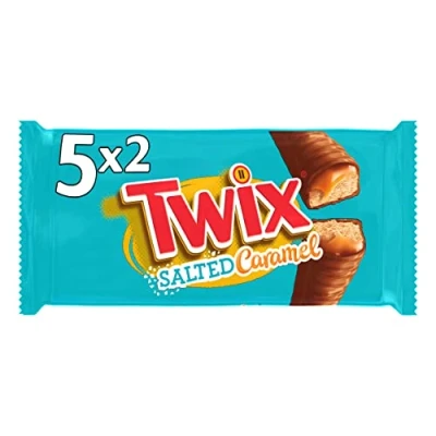 Imagen de Twix Salted Caramel Barras de chocolate (5 unidades, 46 g)
