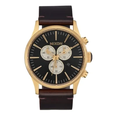 Imagen de NIXON Reloj Analógico para Unisex Adulto de maquinaria Japonesa Cuarzo con Correa en Cuero A405 5033 00