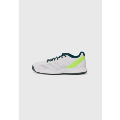 Imagen de adidas Performance Courtflash Speed 2 Zapatillas de tenis para todas las superficies white/silvercoloured/lucid lemon, Hombre, Talla: 40 2/3 Zapatos