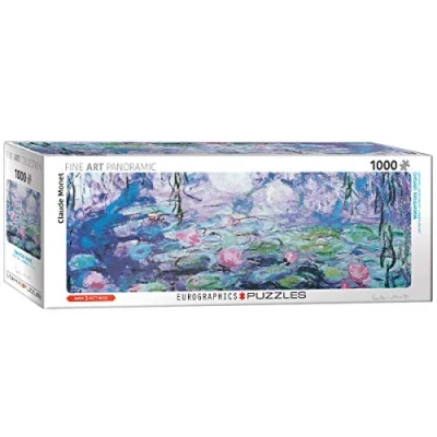Imagen de EuroGraphics Waterlilies/Claude Monet Violeta Flores, Plantas, Hierba, púrpura, Verde, Multicolor, 1000 (6010 4366)