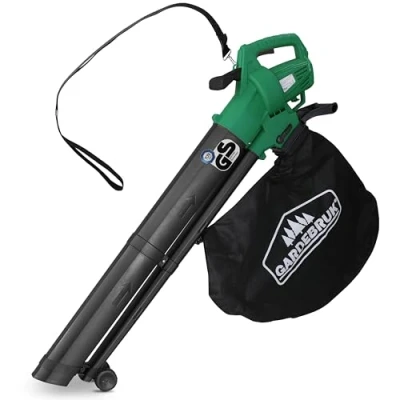Imagen de Gardebruk Aspirador Soplador de Hojas Bolsa 45L Soplado 270km/h Capacidad 13,2m3/min Trituradora 3en1