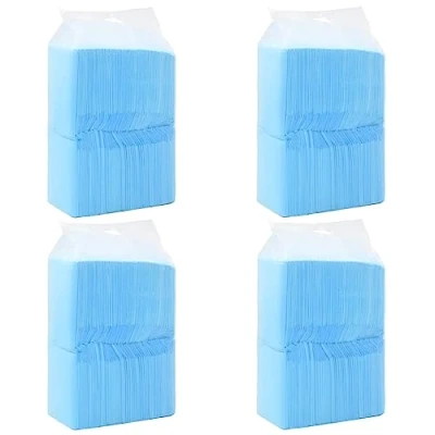 Imagen de vidaXL 400x Empapadores para Mascota Textil no Tejido Animales de Compañía Casa Hogar Adiestramiento Educación Gasas Orines Micción 90x60 cm