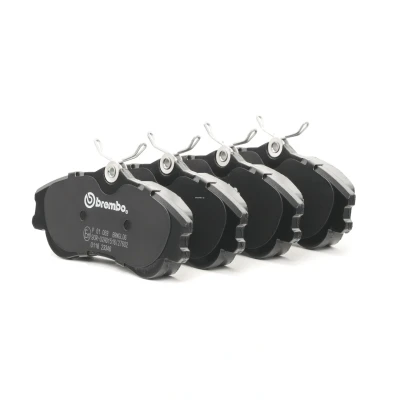 Imagen de BREMBO P 61 069 Juego de pastillas freno excl. contacto avisador desgaste con tornillos pinza sin accesorios