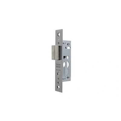 Imagen de Tesa Assa Abloy 420115HZ Cerradura Monopunto De Palanca Deslizante Para Perfiles Metálicos Zincado Blanco Entrada 13,5 mm 2201 Sin Cilindro