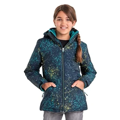 Imagen de Killtec Girl&#039;s Chaqueta outdoor/chaqueta funcional con capucha KOW 197 GRLS JCKT, dark navy, 140, 38512 000