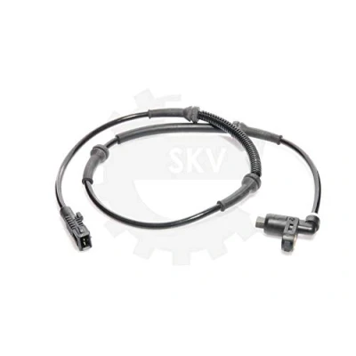 Imagen de ESEN SKV 06SKV093 Sensor de ABS Eje delantero 2polos 930mm 12V eléctrico negro rectangular Macho