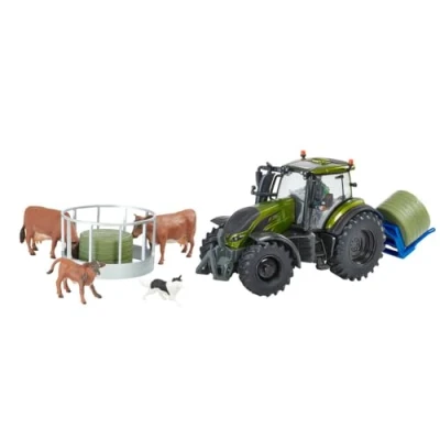 Imagen de Britains Valtra Playset 43323, Accesorio de Tractor Coleccionable, Compatible con Animales Granja y Juguetes a Escala 1:32, Adecuado para coleccionistas niños Partir 3 años, Multicolor