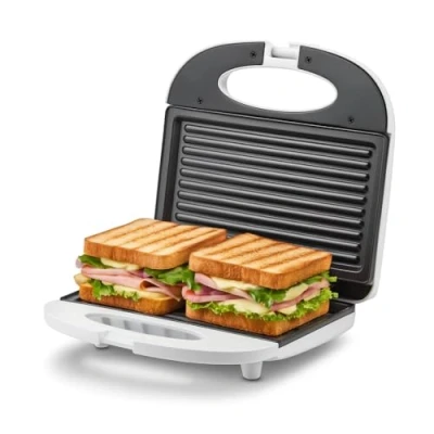 Imagen de Girmi TS03 Tostador, 750 W, placas antiadherentes, blanco