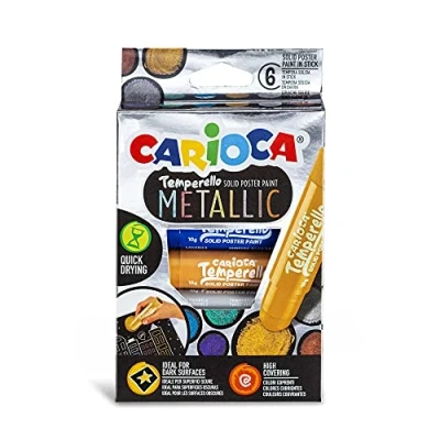 Imagen de Carioca TEMPERELLO Témperas Solidas en Barra 6 Colores (6)