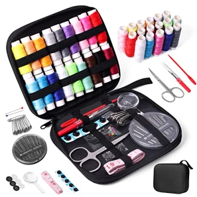Imagen de JUNING Kit de Costura,Costurero Accesorios Costura para el Viajes y Principiantes emergencias (A Normal)