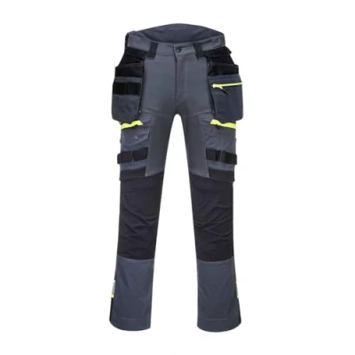 Imagen de Portwest Pantalón DX4 Holster con bolsillos desmontables, Color: Gris Metálico, Talla: 28, DX440MGR28