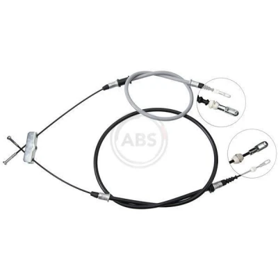 Imagen de A.B.S. K12018 Cable de Freno Mano 1175, 1575 Discos para dirección izquierda/derecha OPEL: Kadett E CC, Astra F Berlina
