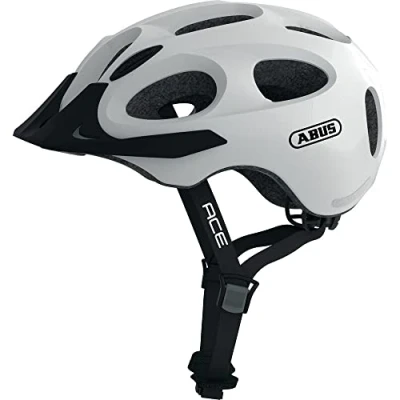 Imagen de ABUS Unisex, Casco para bicicleta, Blanco (Pearl White), L (56 61 cm)