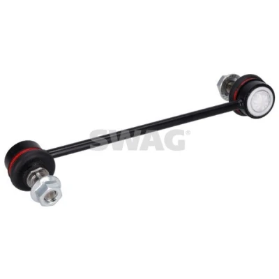 Imagen de SWAG 91 94 1641 Bieleta de suspensión Eje delantero, derecha 220 M12 x 1,25 con tuerca autofijadora Acero negro KIA: Soul I