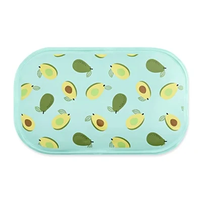 Imagen de Navaris Compresa de gel frío y caliente Almohadilla reutilizable con diseño aguacate Bolsa para calentar en microondas enfriar congelador
