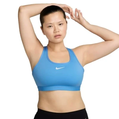 Imagen de Nike Performance BRA Sujetadores deportivos con sujeción media, Mujer, Talla: XS, University blue/white