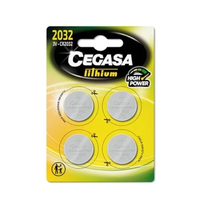Imagen de CEGASA CR2032 Pack 2 Pilas Botón de Litio
