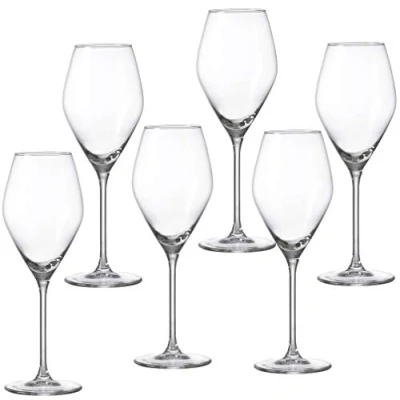 Imagen de Ritzenhoff &amp; Breker Weißweingläser Set Salsa, 6 Piezas, 340 ml Cada uno, Vidrio, Blanco