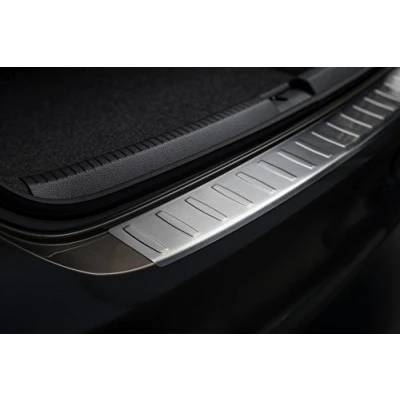 Imagen de Protector del parachoques trasero inoxidable compatible con Audi A4 B8 Avant 2008 2012 excl. Allroad &#039;Ribs&#039;