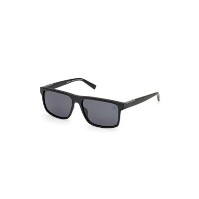 Imagen de Timberland Hombre TB00006 02D Gafas de sol Inyectado Negro Fumar Cuadrada Polarizado