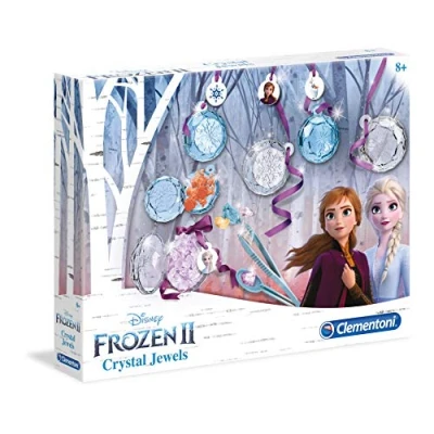 Imagen de Clementoni Frozen Disney 18511 2 Crystal Olaf Artesanía niños a Partir de 8 años Joyería niña, Inglés, Multicolor (18511)