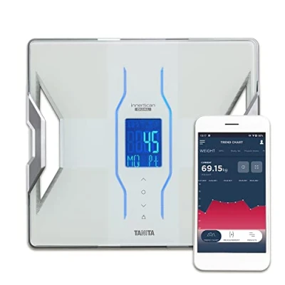 Imagen de Tanita RD 953 Bluetooth 4 Low Energy Báscula de análisis composición corporal con tecnología médica, color blanco