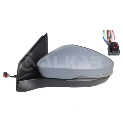 Imagen de Espejo retrovisor Alkar 9041071 izquierda imprimado eléctrico calefactable, asférico para vehíc. con volante a la