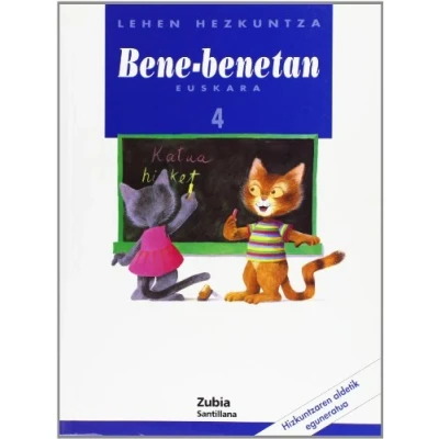 Imagen de Bene Benetan Euskara 4 Leh Euskera Zubia 9788481470864 (ENTRE AMIGOS)