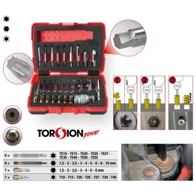Imagen de KS TOOLS 150.7060 Extractor de tornillos 1/4 6,3mm Hexágono exterior