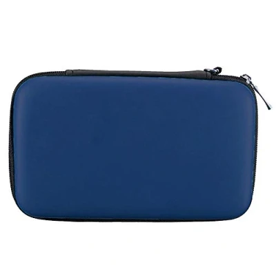 Imagen de Funda protectora y compartimento para tarjetas de juego compatible Nintendo 3DS, 3DS XL, DS, DS Lite, DSi, DSi New 2DS Analogue Pocket Estuche resistente en azul oscuro