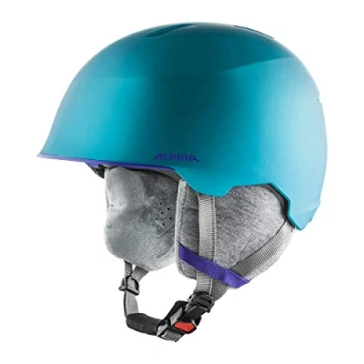 Imagen de ALPINA MAROI JR Casco de esquí, Unisex Youth, Turquoise Matt, 51 54